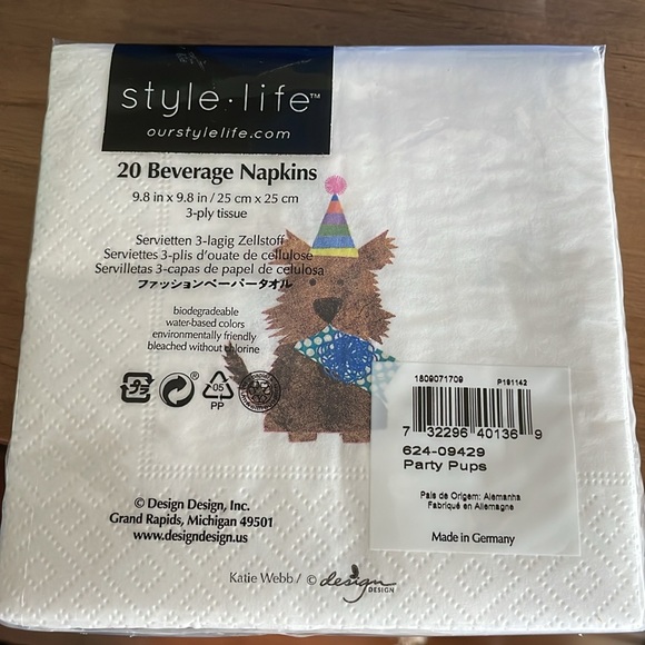 Style Life Party Napkins and coasters - Picture 4 of 6